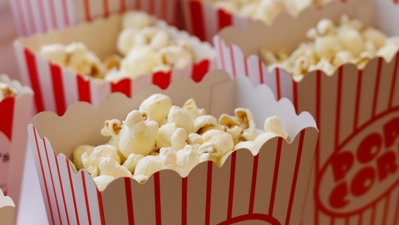 Foto zeigt Popcorn für die Gäste der Creative Night 2023 in Graz. Veranstalter: Creative Industries Styria (CIS).