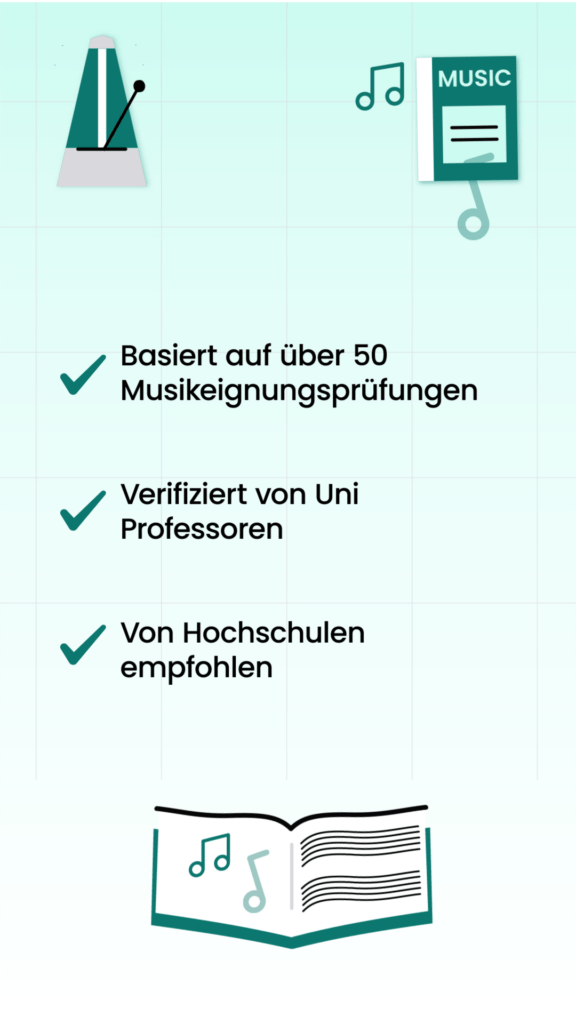 Bulletpoints Inhalte des Musik Kurses