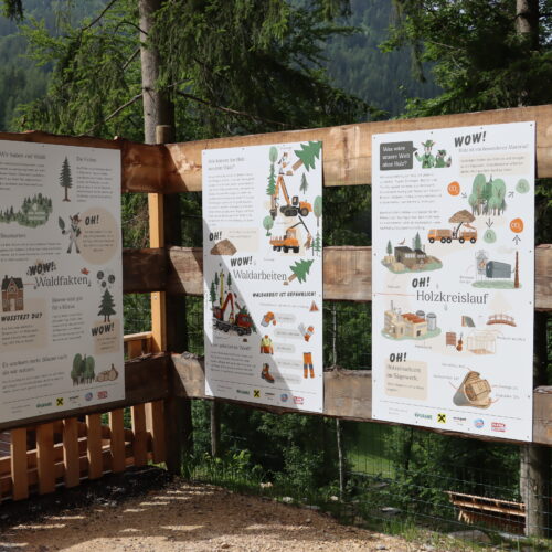Beschilderung über das Wirtschaften mit dem Wals