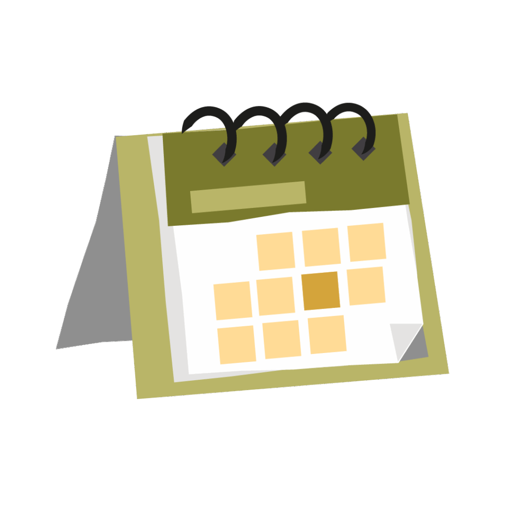 Ein Terminkalender, Illustration